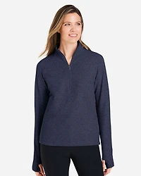 Pullover texturé à fermeture quart de tour pour femmes