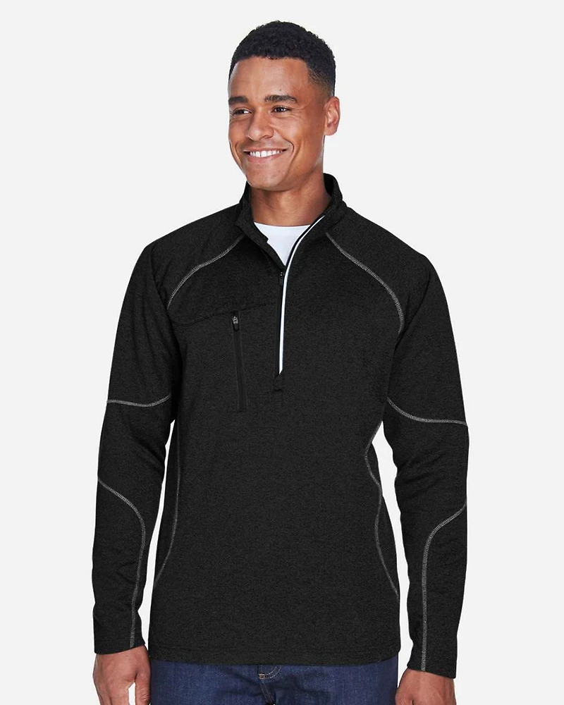 Men's Catalyst Performance Fleece Quarter-Zip Pullover | T-Shirt Time