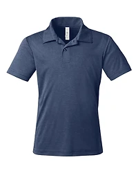 Youth Zone Sonic Heather Performance Polo