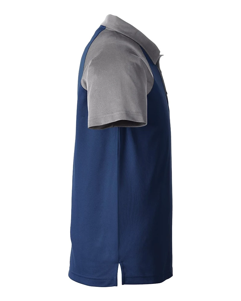 Polo Colorblock de Protection Contre l’Accrochage pour Homme