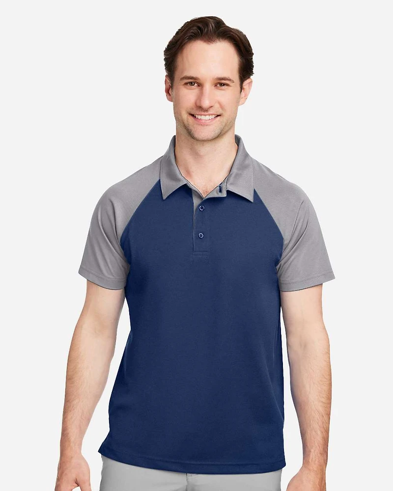 Polo Colorblock de Protection Contre l’Accrochage pour Homme