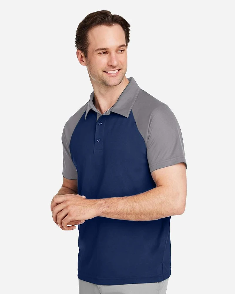 Polo Colorblock de Protection Contre l’Accrochage pour Homme