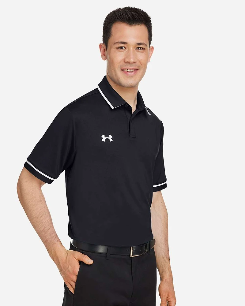 Men's Tipped Teams Performance Polo | T-Shirt Time