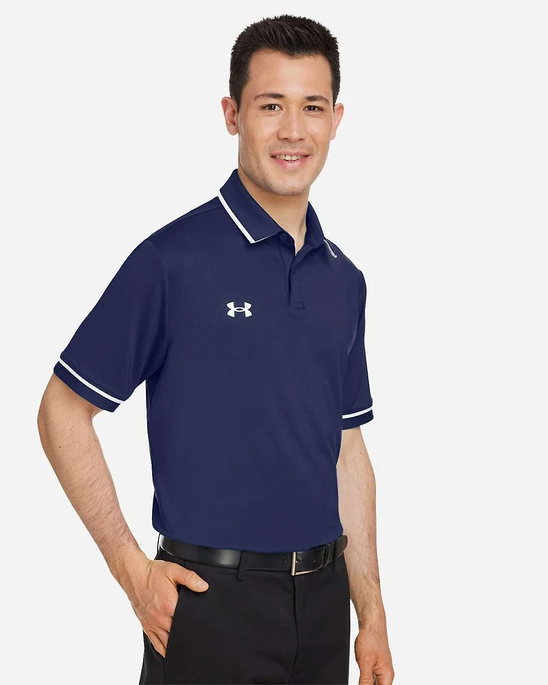 Men's Tipped Teams Performance Polo | T-Shirt Time