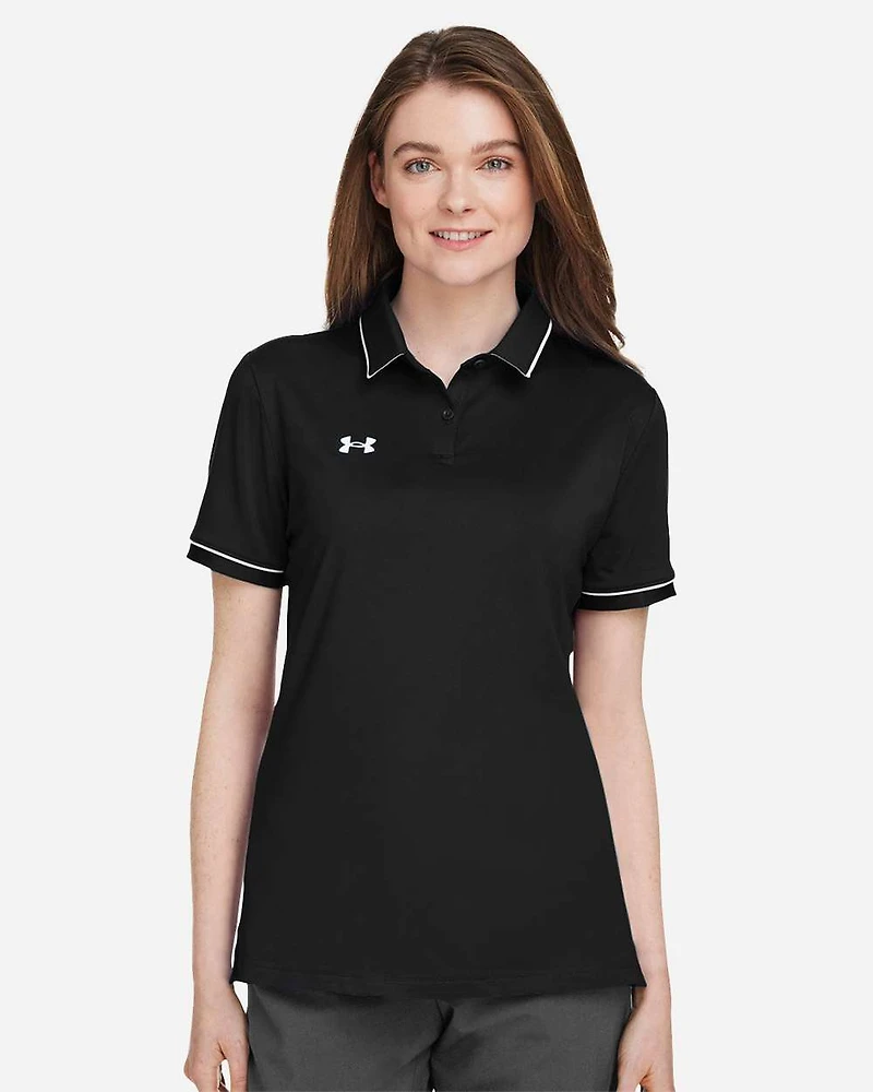 Women's Tipped Teams Performance Polo | T-Shirt Time