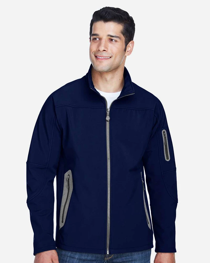 Men's Three Layer Fleece Bonded Shell Technical Jacket | T-Shirt Time