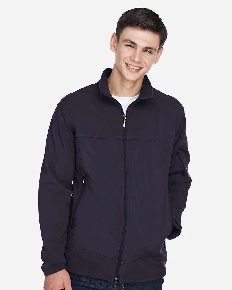 Men's Three Layer Fleece Performance Soft Shell Jacket | T-Shirt Time