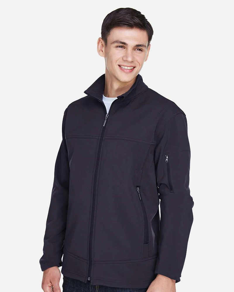 Men's Three Layer Fleece Performance Soft Shell Jacket | T-Shirt Time