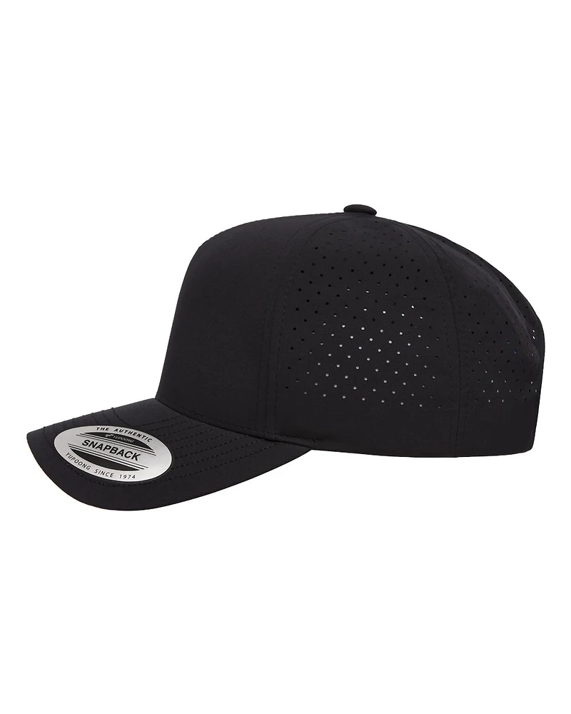 Five-Panel Snapback with Perforated Cap | T-Shirt Time
