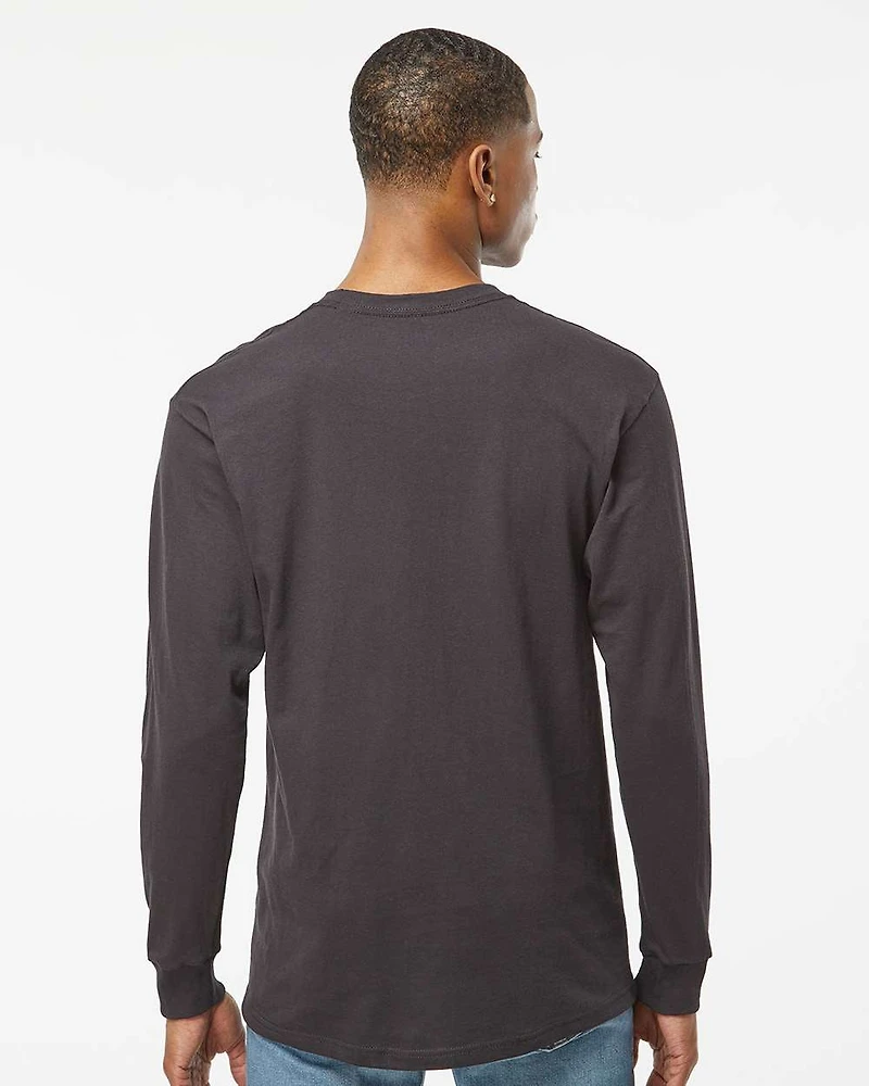 T-shirt Longues Manches Doux au Toucher Unisexe en Or