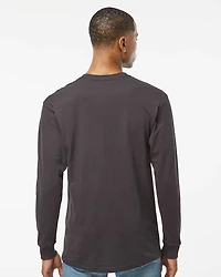 T-shirt Longues Manches Doux au Toucher Unisexe en Or