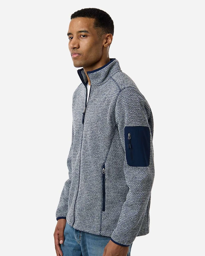 Men's Jasper Full-Zip Fleece Jacket | T-Shirt Time