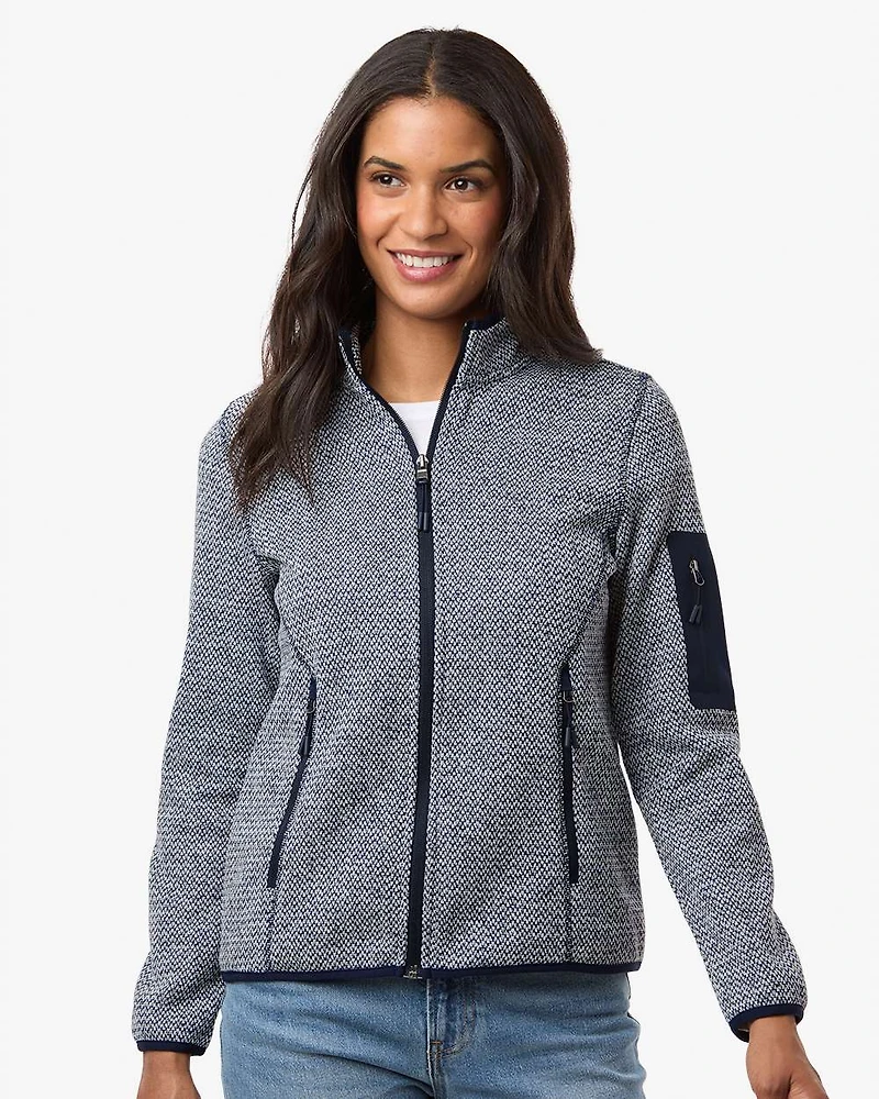 Veste en Polaire à Glissière Complète Jasper pour Femmes | T-Shirt Time