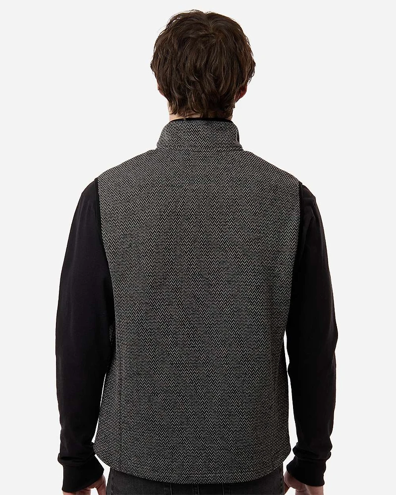 Men's Jasper Jacquard Fleece Vest | T-Shirt Time