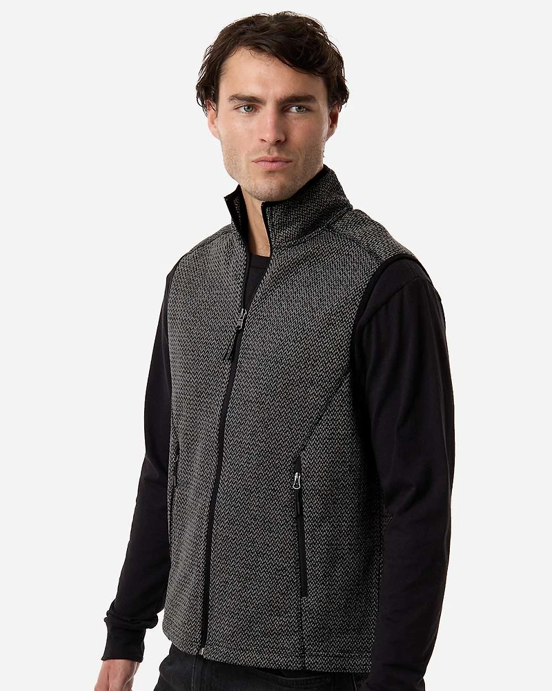 Men's Jasper Jacquard Fleece Vest | T-Shirt Time