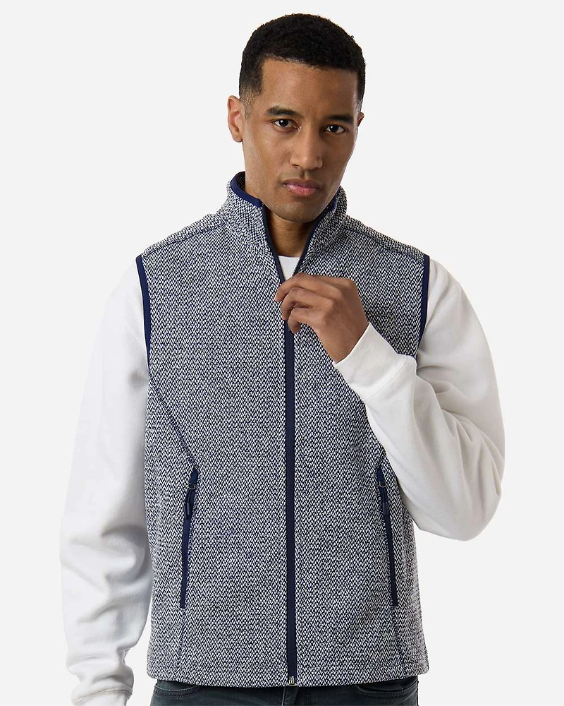 Gilet en Polaire Jacquard Jasper pour Homme
