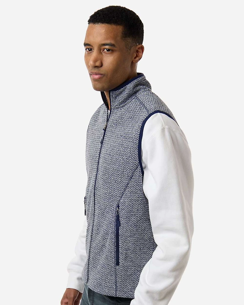 Gilet en Polaire Jacquard Jasper pour Homme