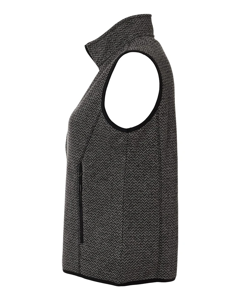 Women's Jasper Jacquard Fleece Vest | T-Shirt Time