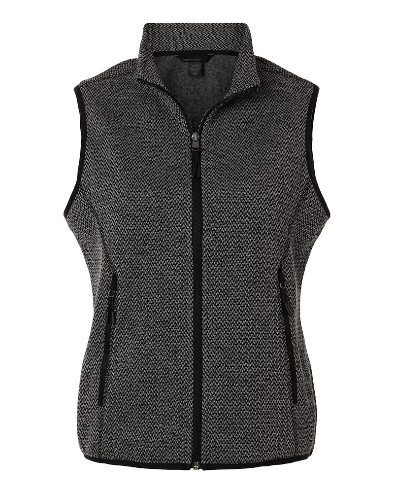 Women's Jasper Jacquard Fleece Vest | T-Shirt Time