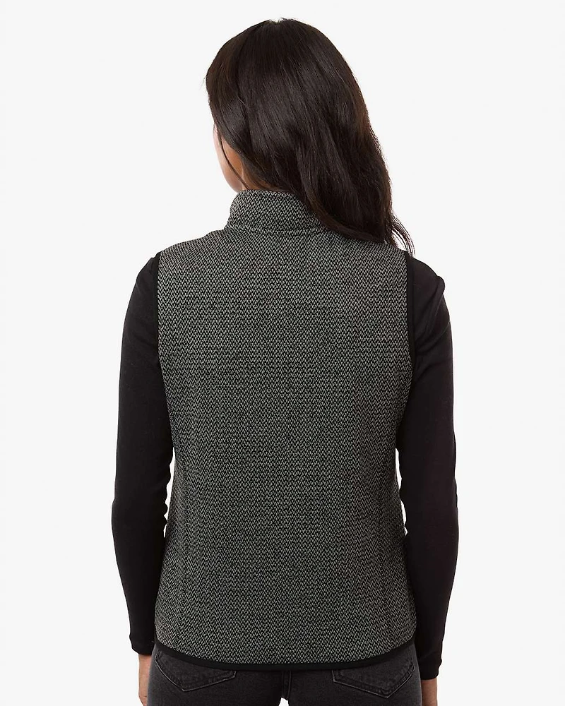 Women's Jasper Jacquard Fleece Vest | T-Shirt Time