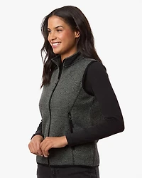 Women's Jasper Jacquard Fleece Vest | T-Shirt Time