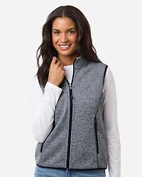 Gilet en Polaire Jacquard Jasper pour Femme