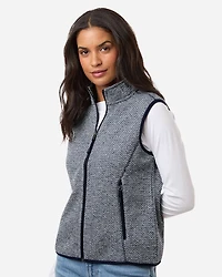 Gilet en Polaire Jacquard Jasper pour Femme