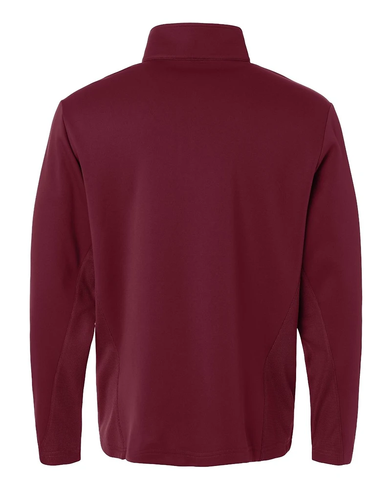 Pull polaire technique à fermeture éclair quart de tour Squad Cadet unisexe | T-Shirt Time