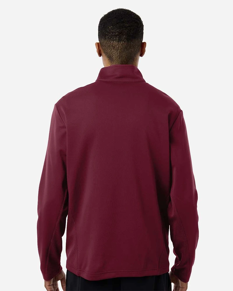 Pull polaire technique à fermeture éclair quart de tour Squad Cadet unisexe | T-Shirt Time