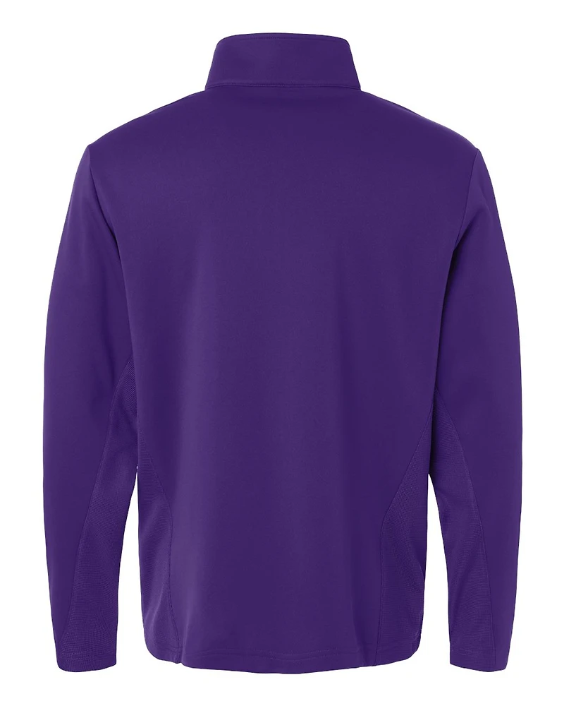 Pull polaire technique à fermeture éclair quart de tour Squad Cadet unisexe | T-Shirt Time