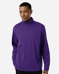 Pull polaire technique à fermeture éclair quart de tour Squad Cadet unisexe | T-Shirt Time