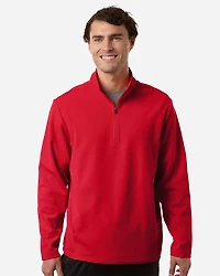 Pull polaire technique à fermeture éclair quart de tour Squad Cadet unisexe | T-Shirt Time