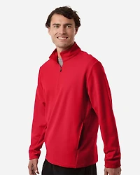 Pull polaire technique à fermeture éclair quart de tour Squad Cadet unisexe | T-Shirt Time