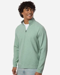 Men's Spirit Textured Quarter-Zip Pullover | T-Shirt Time