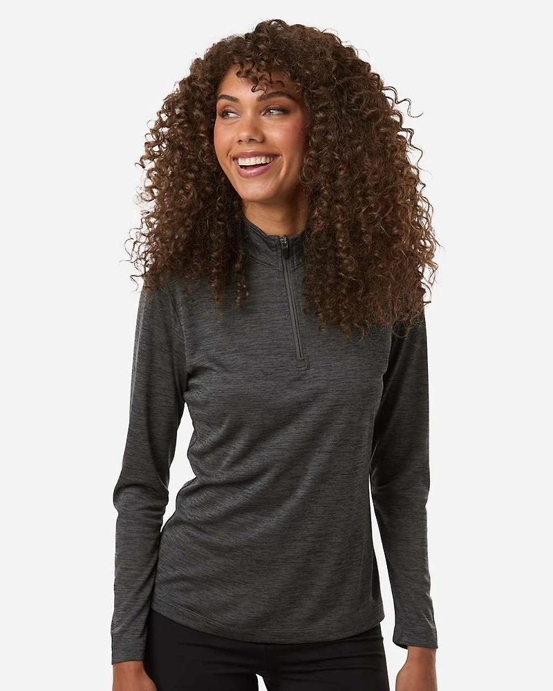 Women's Pro-Lock Performance Mélange Quarter-Zip Pullover | T-Shirt Time
