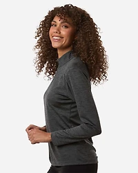Women's Pro-Lock Performance Mélange Quarter-Zip Pullover | T-Shirt Time