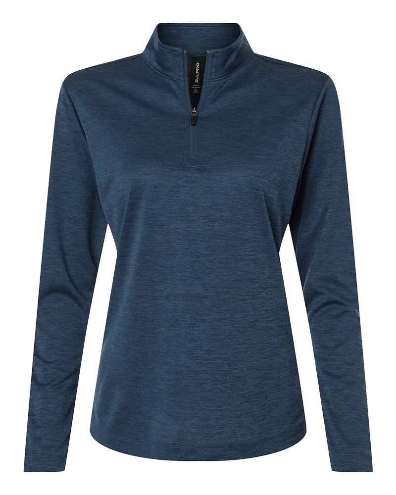 Women’s Pro-Lock Performance Mélange Quarter-Zip Pullover
