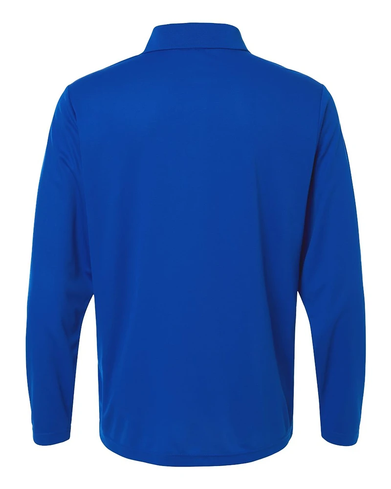Men's Nova Performance Long Sleeve Pique Polo | T-Shirt Time