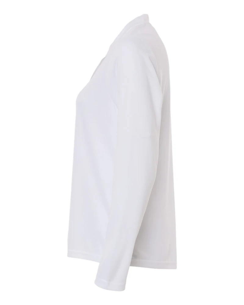 Women's Nova Performance Long Sleeve Pique Polo | T-Shirt Time
