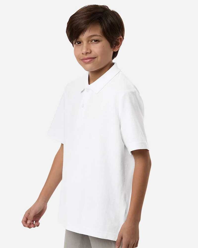 Polo Piqué de Performance CVC Youth Resolve | T-Shirt Time