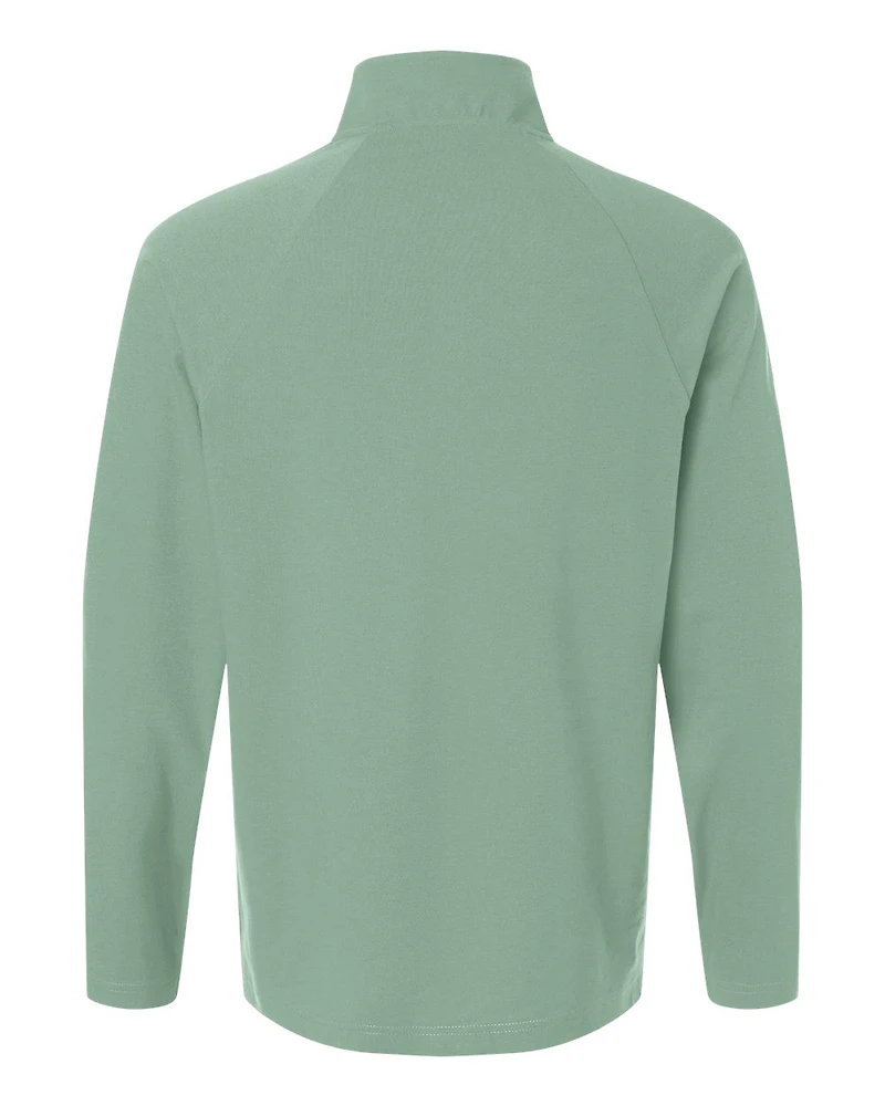 Men's Seaton Pebble Textured Quarter-Zip Pullover | T-Shirt Time