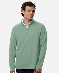 Men's Seaton Pebble Textured Quarter-Zip Pullover | T-Shirt Time