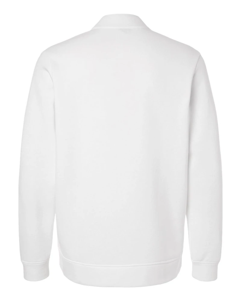 Pull à fermeture éclair quart de tour en polaire pour homme