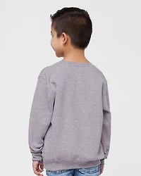 Sweat-shirt à Col Rond en Molleton pour Tout-petit