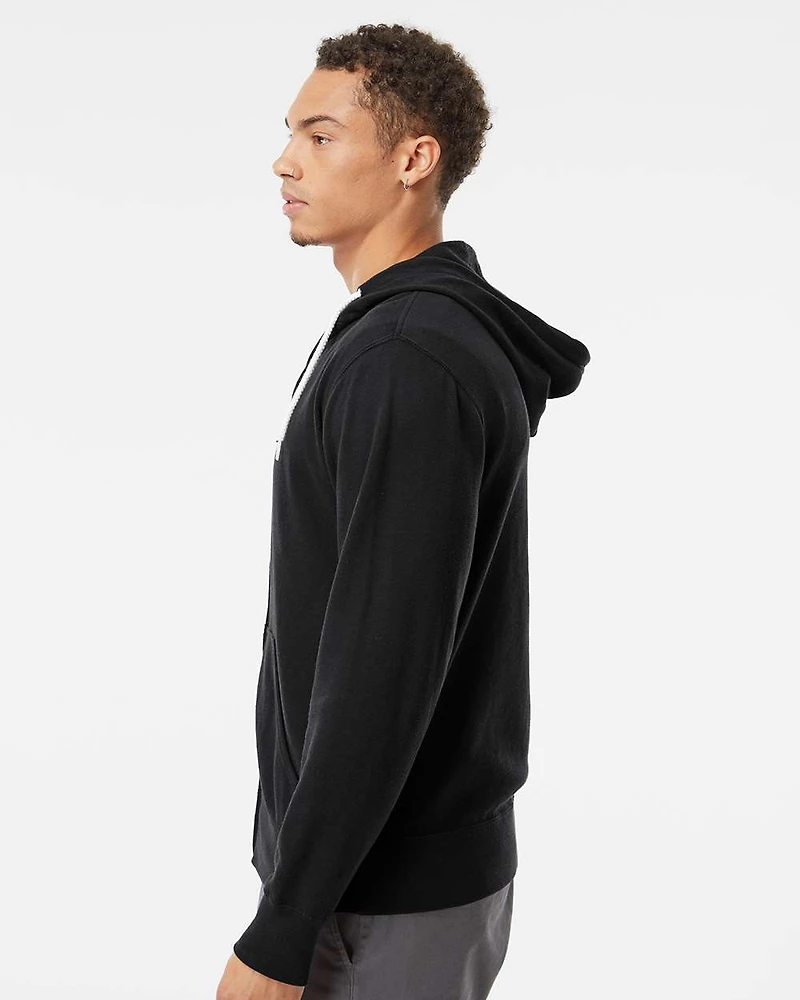 Unisex Lightweight Full-Zip Hooded Sweatshirt | T-Shirt Time