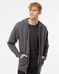 Sweatshirt à Capuche Zippé Unisexe de Poids Moyen