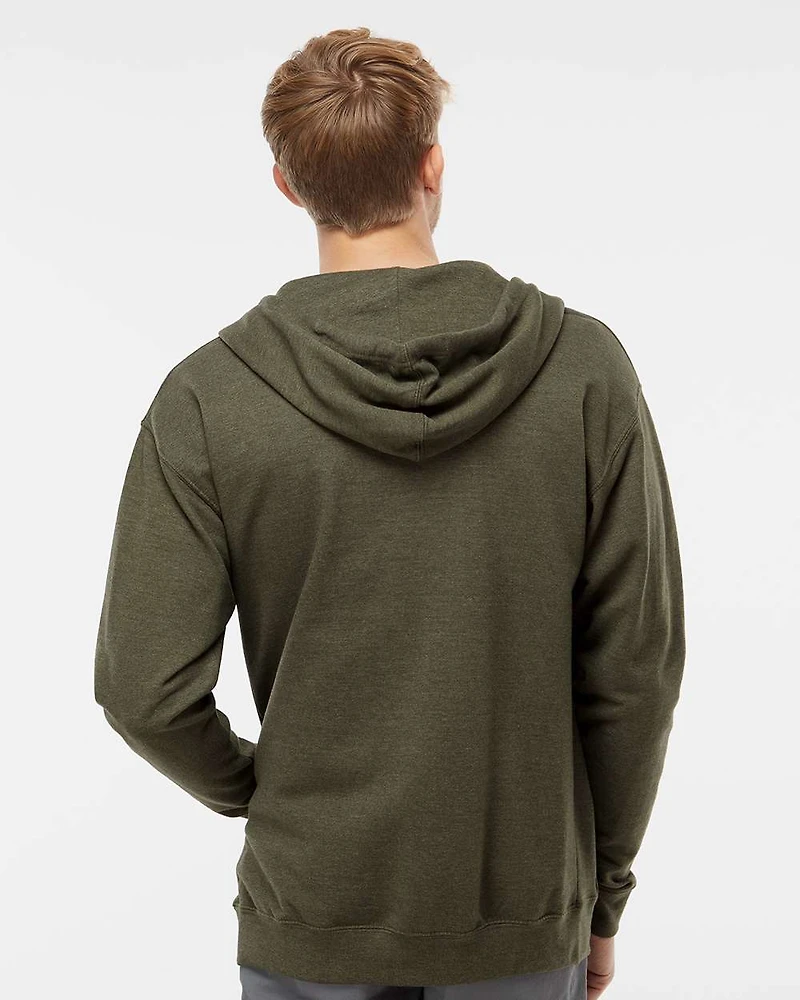 Unisex Midweight Full-Zip Hooded Sweatshirt | T-Shirt Time