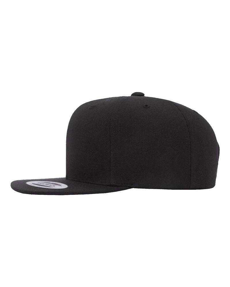 Premium Flat Bill Snapback Cap | T-Shirt Time