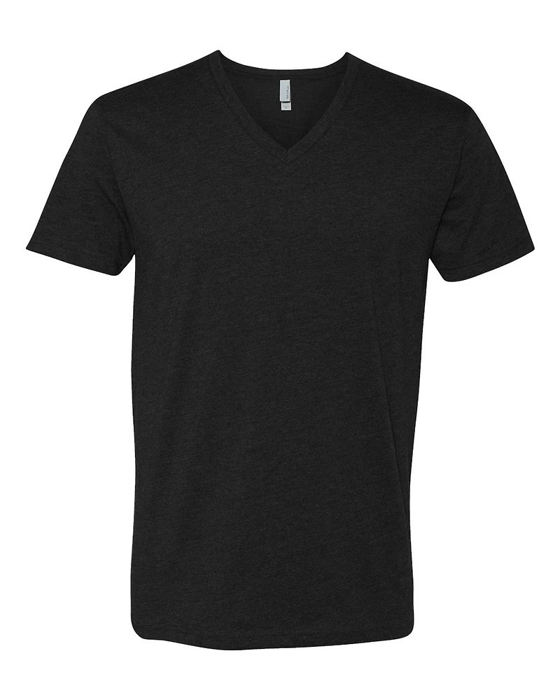 Men's CVC V-Neck T-Shirt | Time
