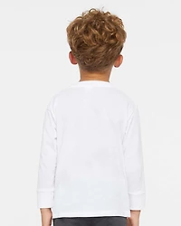 Tee-shirt à Manches Longues en Jersey Fin pour Tout-Petits